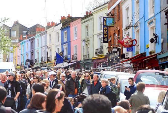 Portobello Road Market: Pasar Ikonik yang Memikat di London
