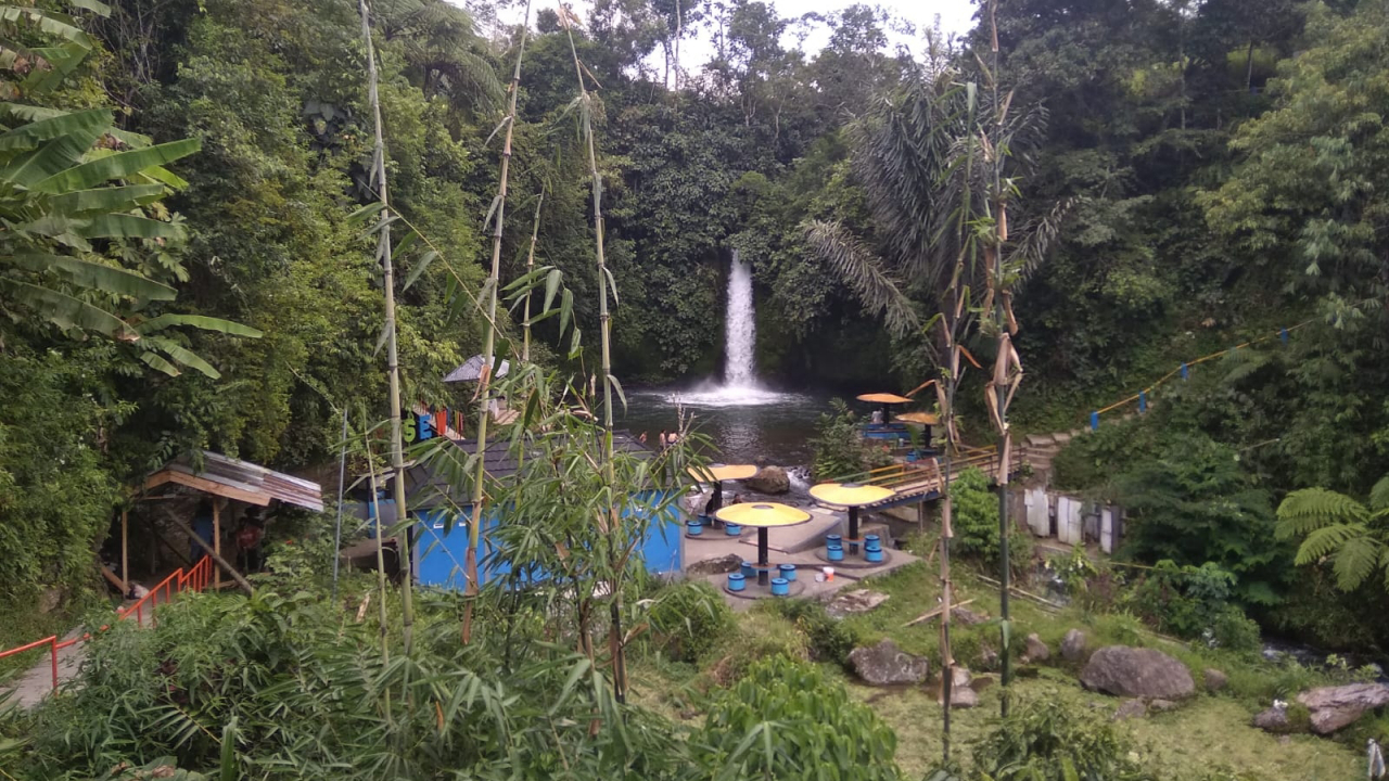Keindahan Alam Air Terjun Tujuh Tingkat yang Menakjubkan