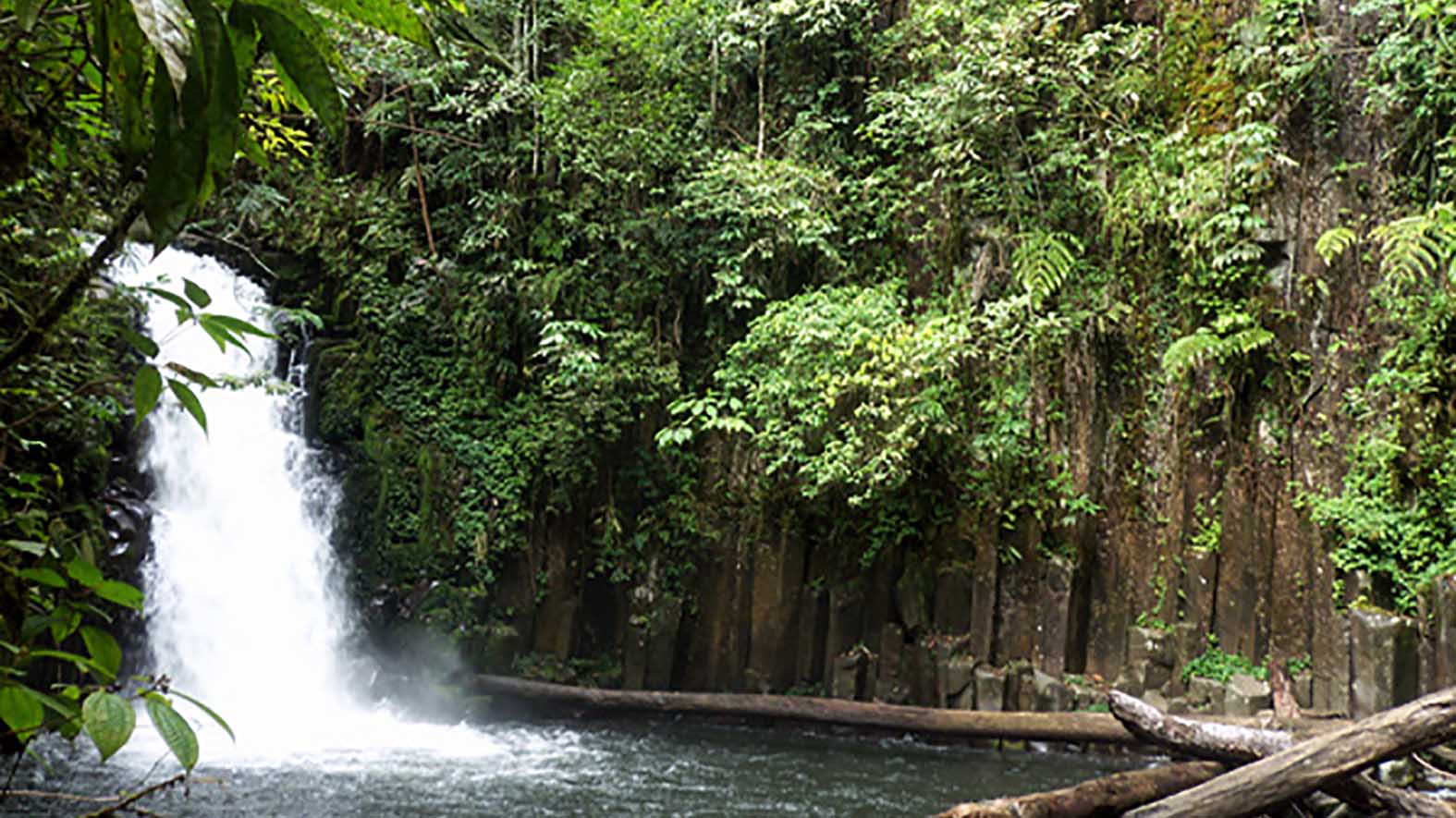 Keindahan Alam Air Terjun Batu Betiang di Tengah Hutan Rimba