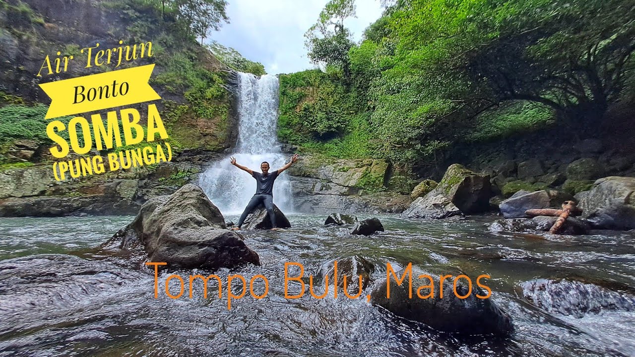 Keindahan Alam Air Terjun Bonto Somba di Sulawesi Selatan