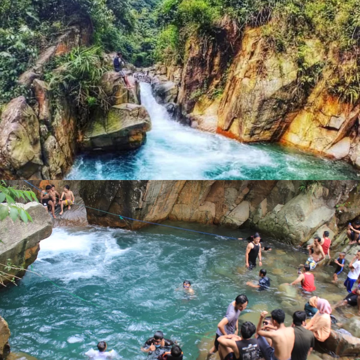 Keindahan Alam Air Terjun Cibali di Kabupaten Bandung