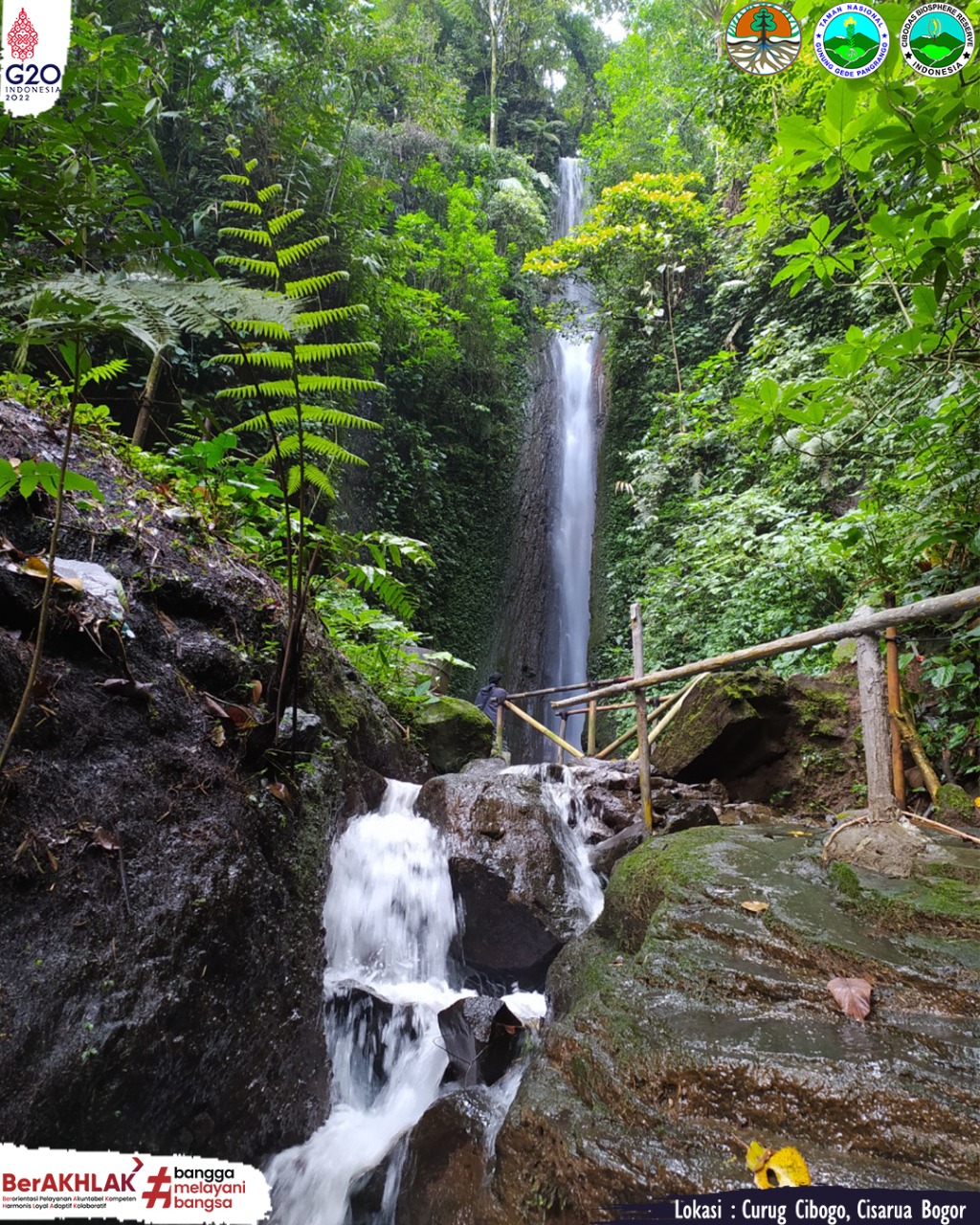 Keindahan Alam Air Terjun Cibogo di Kabupaten Bandung