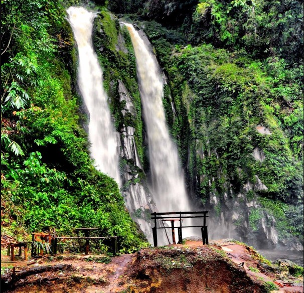 Keindahan Air Terjun Lae Mbilulu di Aceh Utara