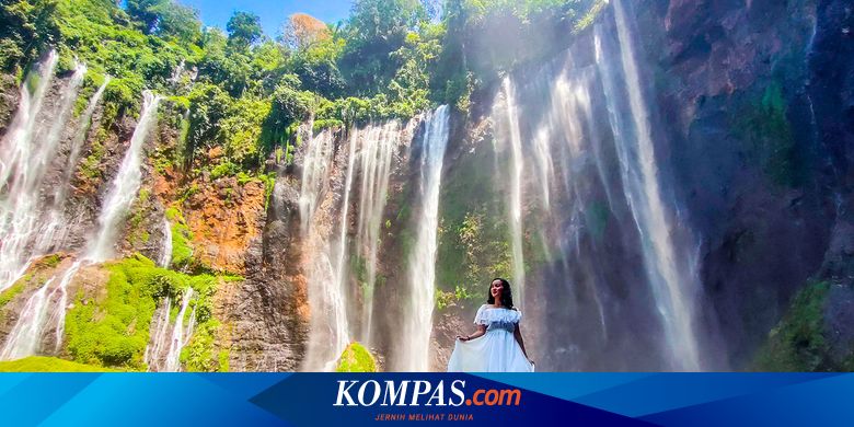 Keindahan Alam Air Terjun Punjung Empat di Kabupaten Lumajang