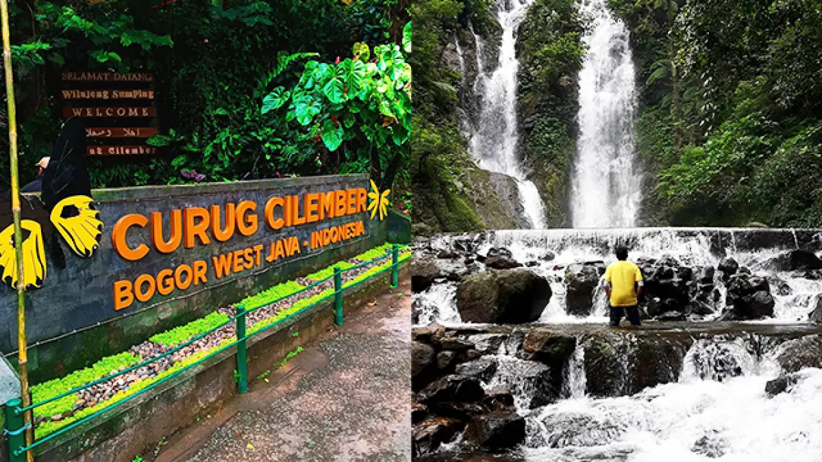 Keindahan Air Terjun Cilemper di Kabupaten Sukabumi