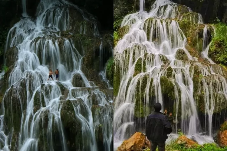 Keindahan Air Terjun Siata-Mauhalek di Tengah Alam Asri