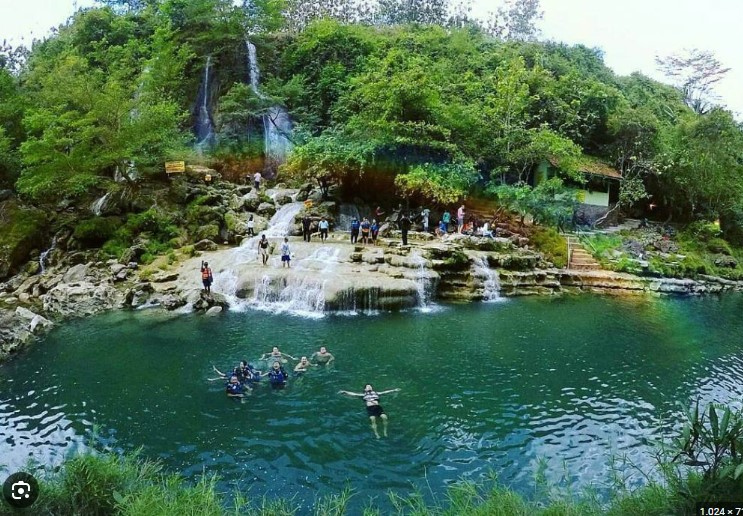 Keindahan Air Terjun Sri Gethuk di Kabupaten Gunung Kidul