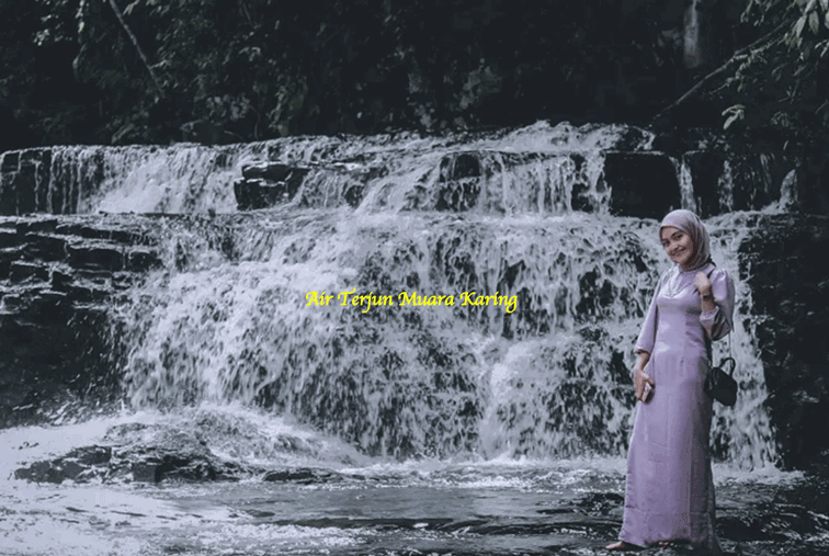 Keindahan Alam Air Terjun Muara Karing di Sulawesi Selatan